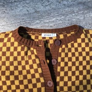 Gimaguas Camel Chess Cardigan 
